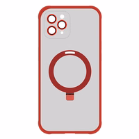 Tel Protect Burvīgais MagSafe ar statīvu apvalks viedtālrunim Iphone 11 Pro – sarkans