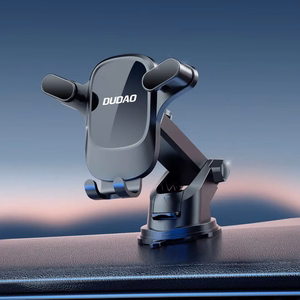 Dudao F5PRO+ auto turētājs ar piesūcekni - melns