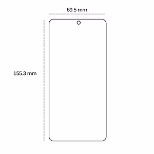 Rūdīts stikls 2,5D Oppo Reno 11F 5G (Global)