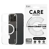 CARE by PanzerGlass Flagmanis viedtālruņa apvalks iPhone 16 Pro Max 6.9" balts/balts Magnētiskais 1340