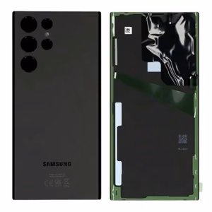 Aizmugurējais vāks Samsung S908 S22 Ultra Phantom Black oriģināls (service pack)