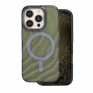 „Tecto Shield Desert Mag“ vāciņš modelim iPhone 16 Pro 6,3", tumši olīvzaļš