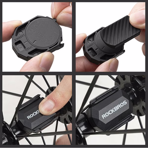 Rockbros C3 ANT+ / Bluetooth 2-in-1 ātruma vai kadences sensors - melns