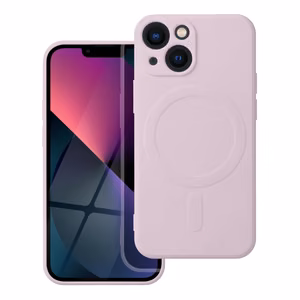 SILICONE MAG COVER viedtālruņa apvalks, saderīgs ar MagSafe, IPHONE 13 Mini rozā