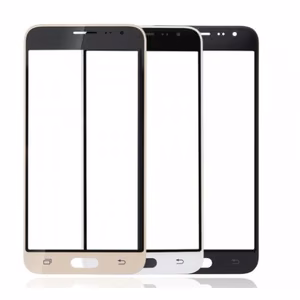 Outer Screen Glass Saderīgs ar Samsung J320 J3 2016 Melns HQ