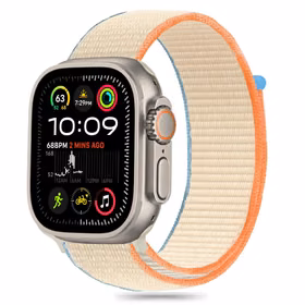 Tech-Protect Neilona siksniņa Apple Watch 6 / 7 / 8 / 9 / 10 / SE / Ultra 1 / 2 (44 / 45 / 46 / 49 MM) - bēša