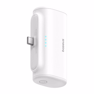 Повербанк Baseus Compact 5000mAh, 20W, USB-C (белый)