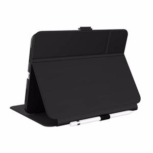 Speck Balance Folio atverams vāciņš ierīcei iPad 11" (2025) / 10.9" (2022), ar Microban pretmikrobu aizsardzību un magnētisku statīvu, melns