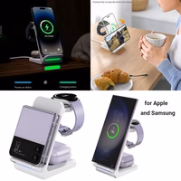 Bezvadu Charging Statīvs CHOETECH, 15W, 3-in-1