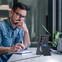 Maciņš Dux Ducis "Rafi II Mag" Samsung S938 S25 Ultra Melns