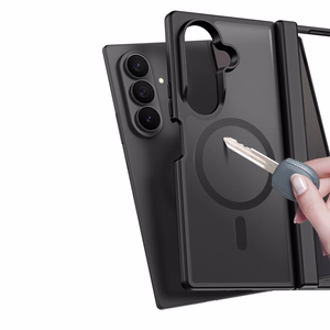 DUX DUCIS YIND maciņš ar MagSafe saderību, paredzēts SAMSUNG Z Fold 8, melns