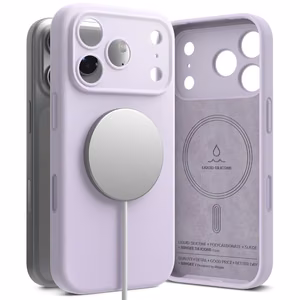 Ringke Silicone Magnetic MagSafe Чехол для iPhone 17 Pro - чёрный