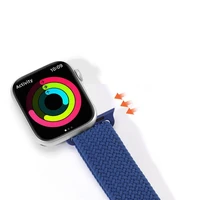 DUX DUCIS elastīga pītā siksniņa MIXTURE PRO Apple Watch 42 / 44 / 45 / 49 mm, zila