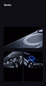 Benks Magnetic Biliz Cooling maciņš (0066) iPhone 16 Pro Max pelēks