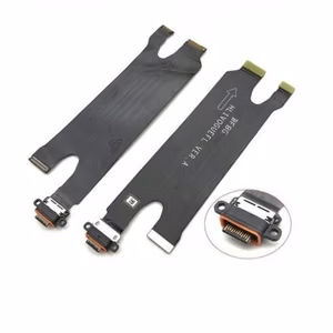 Charging Port Saderīgs ar Huawei P30 Pro Ar Flex / Plata 100% Original (Service Pack)