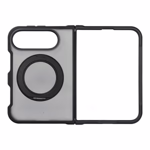 Melns Forcell F-Protect 4sD-i Smoke Hybrid Kickstand Premium vāciņš modelim iPhone Duo, saderīgs ar MagSafe