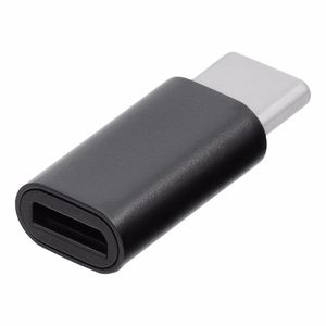 Adapteris Micro USB to Type C Blue Star - melns