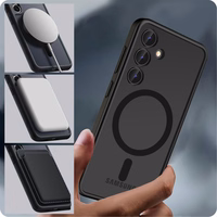 Tech-Protect MagMat MagSafe Viedtālruņa apvalks Samsung Galaxy S24 Ultra - matēts melns