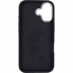 GUESS viedtālruņa apvalks IPHONE 17 GUHCP17SP4G4SMCK (4G PU ādas apvalks ar lielu 4G un klasisko logotipu un sudraba metāla kameras rāmi) melns