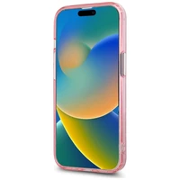 Karl Lagerfeld IML Monogramma Karl & Choupette Head Magnētiskais iPhone 15 viedtālruņa apvalks - rozā