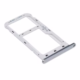 SIM card holder Huawei P9 Lite Mini/Y6 Pro 2017 silver original (service pack)
