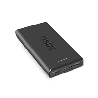 Portatīvais lādētājs SBS TTBB10000FASTPD20K 10000 mAh 20W ar Power Delivery - melna