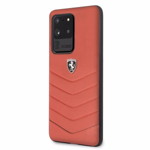Ferrari cietais apvalks FEHQUHCS69RE S20 Ultra G988 sarkans Heritage