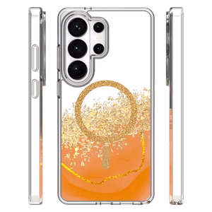 Epoxy Mag maciņš Samsung Galaxy S25 Ultra oranžs