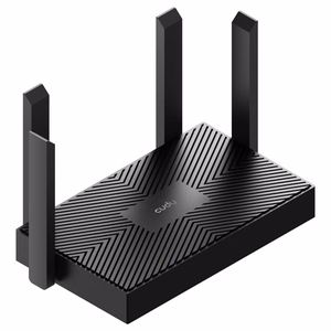 Cudy WR1500 bezvadu maršrutētājs Gigabit Ethernet divjoslu (2.4 GHz / 5 GHz) melns