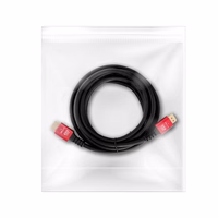 Kabelis HDMI 2.1 8K 60 Hz / 4K 120 Hz – ar ļoti augstu ātrumu, HDR, eARC, VRR, 48Gbps, 3 m, melns