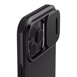 Spigen Optik Armor Mag viedtālruņa apvalks ar MagSafe iPhone 16 Pro Max - melns