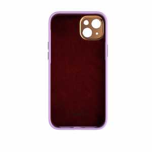 Moshi Napa vāciņš ierīcei iPhone 14 Plus, saderīgs ar MagSafe, no vegānās ādas, “Lavender Purple” krāsā