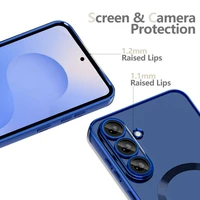 Tech-Protect MagFlex MagSafe viedtālruņa apvalks Samsung Galaxy A17 4G/5G - caurspīdīgi zils
