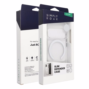 ROAR viedtālruņa apvalks SLIM DEFENDER IPHONE 15 caurspīdīgs