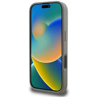 DKNY rūtainā raksta magnētiskais MagSafe apvalks iPhone 16 Pro Max - bēšs