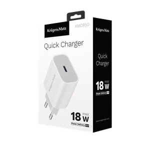 Kruger&Matz tīkla lādētājs ar Power Delivery