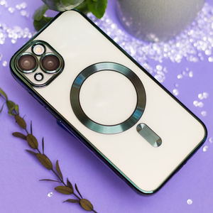 Krāsains Chrome Mag korpuss priekš iPhone 16 Pro 6,3" green