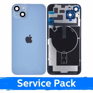 Aizmugurējais vāciņš, saderīgs ar Apple iPhone 14 Plus / Zils / (Service Pack)