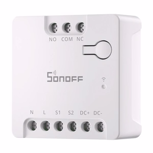 SONOFF MINI-D viedais WiFi Matter slēdzis (AC/DC 12-48V, sausais kontakts)