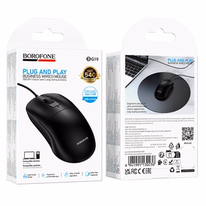 Borofone BG19 Moda vadu datorpele, melna
