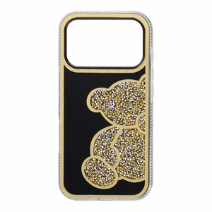 TEDDY BEAR viedtālruņa apvalks IPHONE 17 Pro zelta