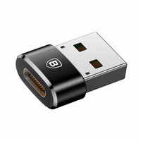 Baseus OTG adapteris mini USB-C – USB konvertētājs melns