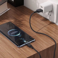 Kabelis USB-A uz USB-C Hoco 3A 1 m X90 melns