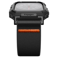 Spigen Lite Fit Pro apvalks ar siksniņu Apple Watch 4/5/6/7/8/9/SE (44/45 mm) - matēts melns