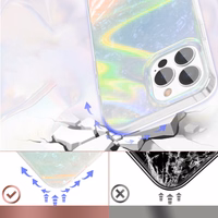 Kingxbar Shell Series grezns elegants viedtālruņa apvalks iPhone 13 Pro perlamutra-zils