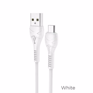 Kabelis USB-A uz Micro USB Hoco 1 m X37 balts