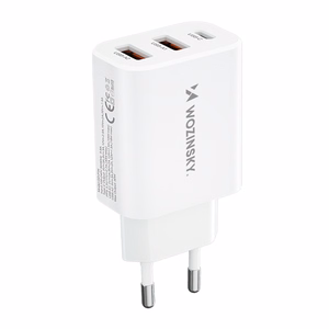 Wozinsky CWCUCW 30W USB-C 2x USB-A сетевое зарядное устройство - белый
