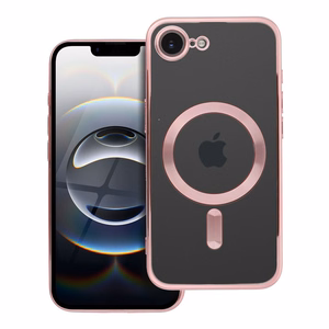 ELECTRO MAG COVER magnētiskais viedtālruņa apvalks, savietojams ar MagSafe, paredzēts IPHONE 16e, rozā zelta