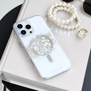 Case-Mate Karat MagSafe vāciņš ar perlamutra ielaidumiem ierīcei iPhone 16 Pro, A Touch of Pearl