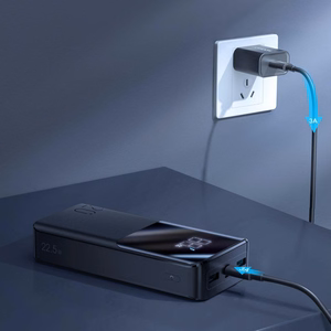 Внешний аккумулятор Joyroom (JR-QP192) 20000mAh (2xUSB; 1xUSB-C; 22.5W) чёрный